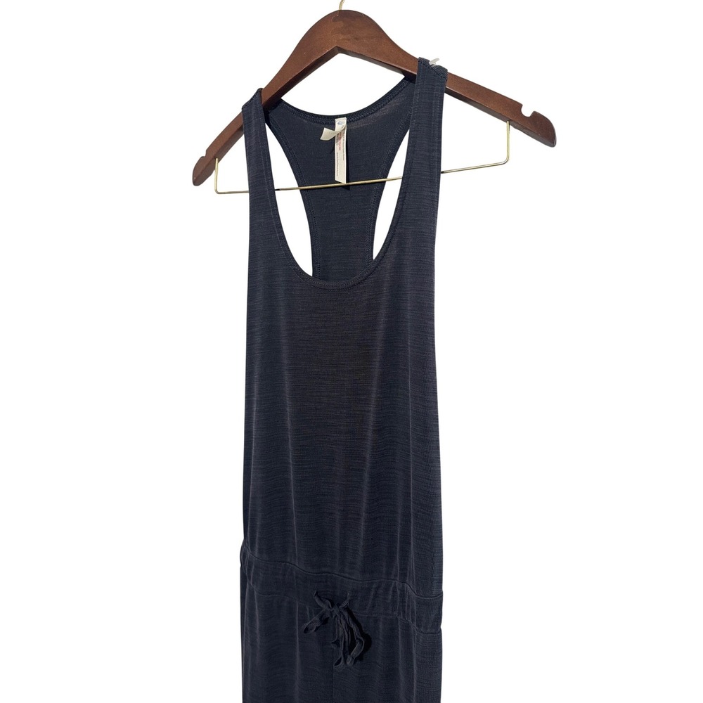 FP Movement Racerback Ribbed Knit Jogger Jumpsuit Charcoal Grey XS - Picture 4 of 8